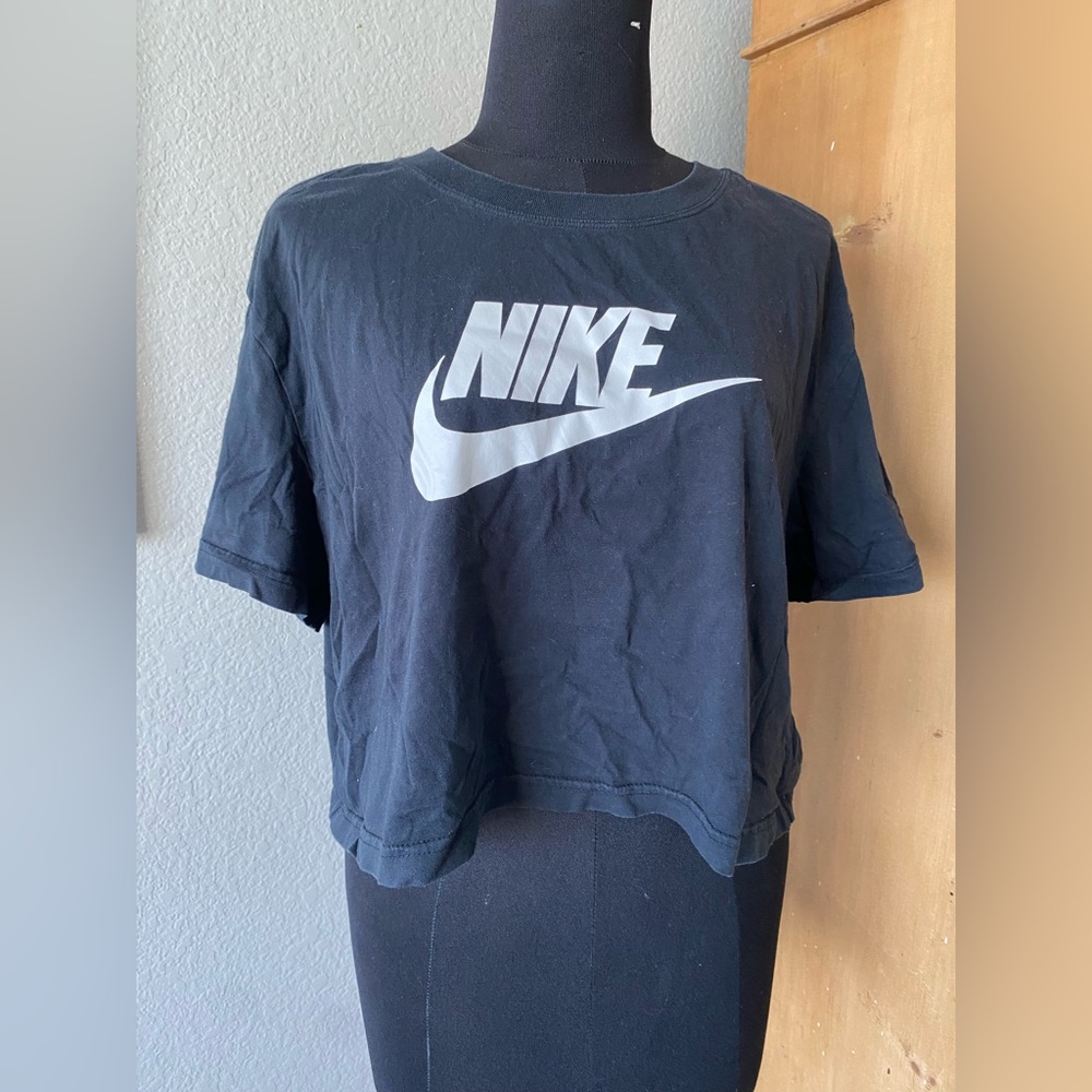 Nike Black Tee with Logo